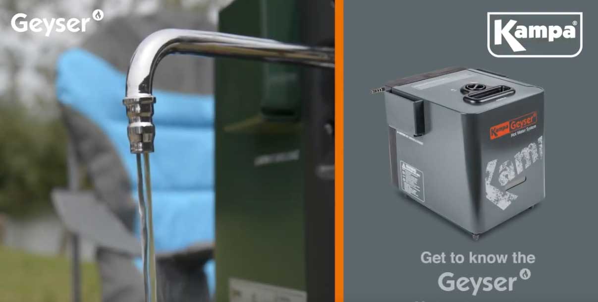 Cómo tener agua caliente solo con gas - kampa geyser
